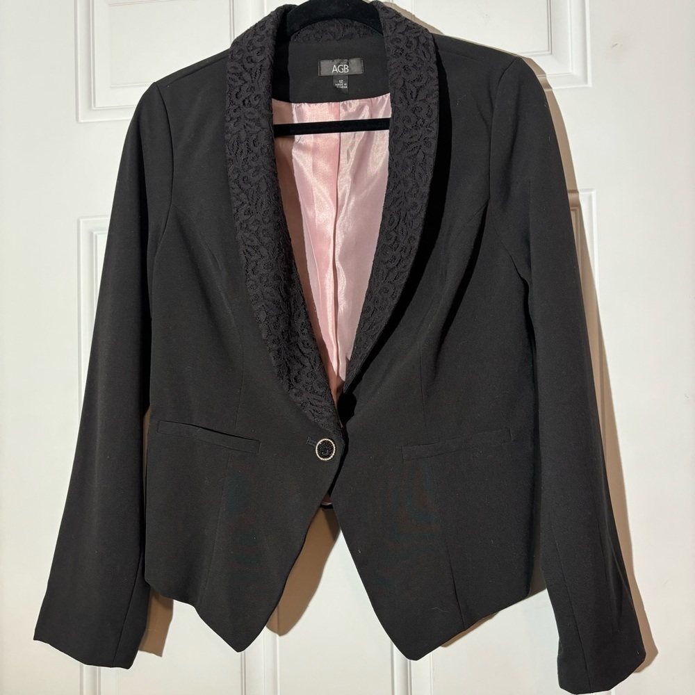 NWT AGB Black Formal Jacket, Size 12